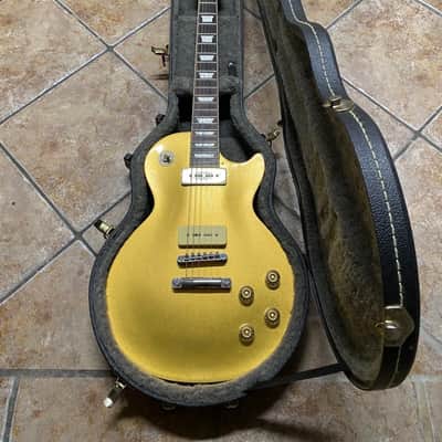 GOLD LES PAUL EPIPHONE ELECTRIC GUITAR GIB. QING DAO FACTORY 2007 image 1