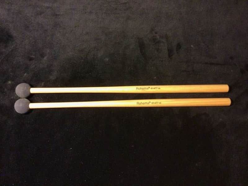 Rohema Percussion - Percussion Mallets Rubber Medium 25MM Ball (Made in Germany) image 1