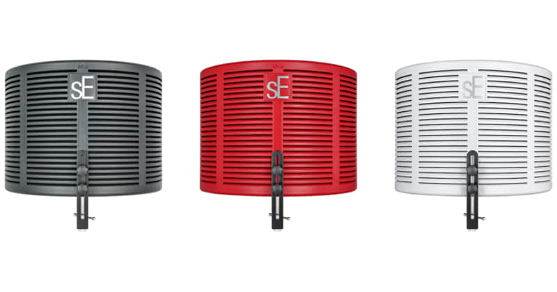 sE Electronics RF-X-RED-U Reflexion Filter X RF-X Portable Filter (RED) image 1