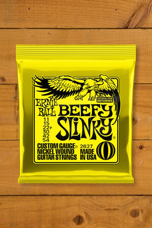 Ernie Ball Beefy Slinky Nickel Wound Electric Guitar Strings - 11-54 image 1