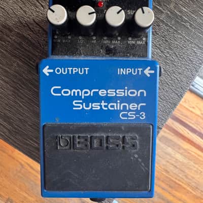 Boss CS-3 Compression Sustainer (Silver Label) 1997 - Present - Blue image 1