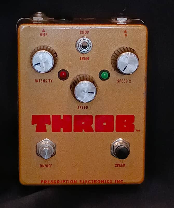 Prescription Electronics Throb Tremolo Pedal- Dual Speed Trem/Chop Modulator image 1