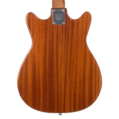 2022 Walsh Guitars Custom Double Cut - Candy Green w/Gold Accents and Natural Back - Semi-Hollow Custom Boutique Electric Guitar - USED! image 5