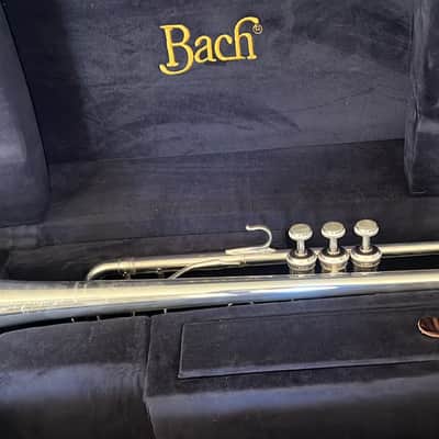 Immagine Bach AB190 Stradivarius Artisan Professional Model Bb Trumpet 2010s - Silver Plates - 3