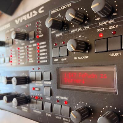 Access Virus C Desktop Digital Synthesizer 2002 - Black image 9
