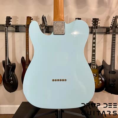 Schecter Custom Shop PT Wembley Studio Electric Guitar w/ Case-Sonic Blue Aged Nitro image 11