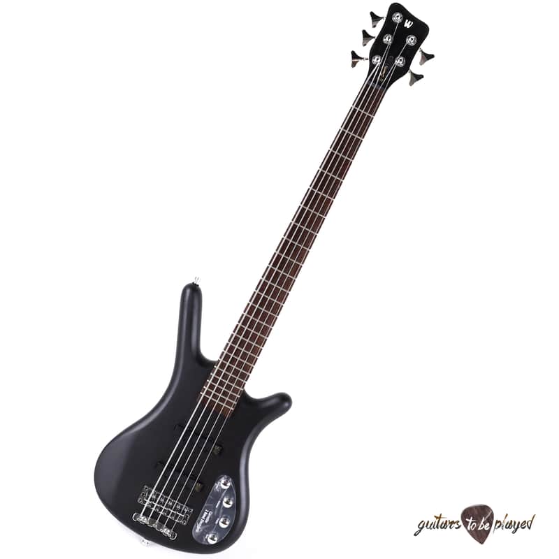 Warwick RockBass Corvette Basic 5-String Active Bass - Nirvana Black Transparent Bild 1