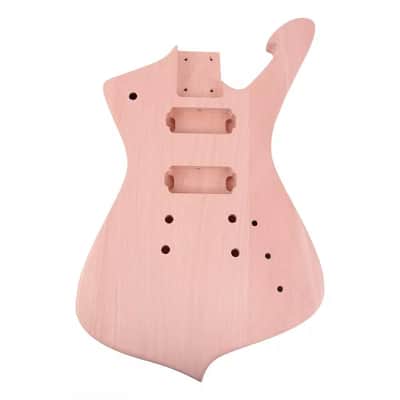7-String DIY Iceman-Style Electric Guitar Kit - Mahogany Body image 2