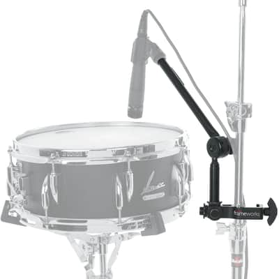 Gator GFW-MIC-MINIBM9 Adjustable 9" Mini Boom Drum Mic Stand w Clamp Extender image 1