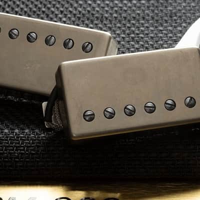 Seymour Duncan Alnico II Pro Slash APH-2 Humbucker Pickup Set - raw nickel image 2