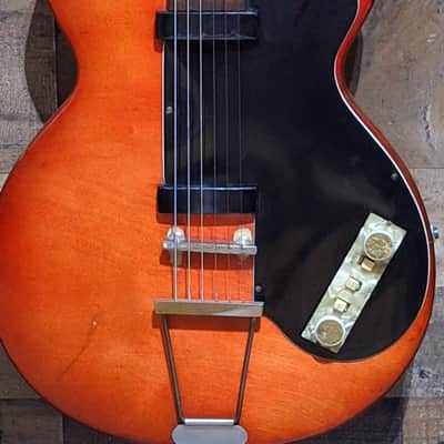 1959 Hofner Colorama II Model 444 - Original Chipboard Case - image 3