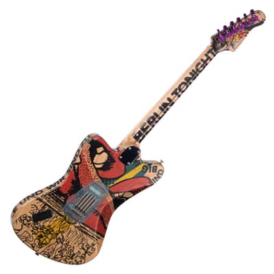 Deimel Guitarworks Firestar Artist Edition "Berlin Tonight" - Offset Electric Guitar Built-in LesLee image 8