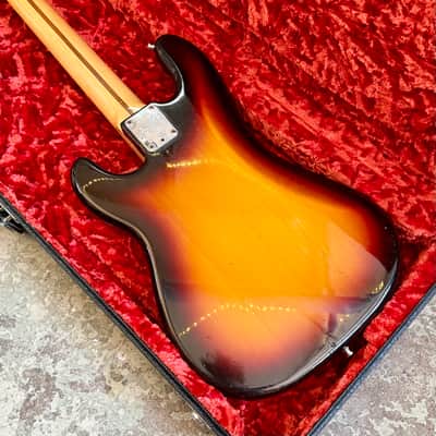 Fender Precision Bass 1983 - Sunburst original vintage USA Fullerton P image 10