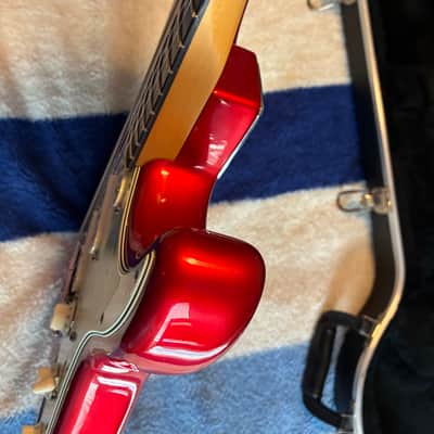 Fender American Deluxe Stratocaster with Rosewood Fretboard 2002 - 2003 - Chrome Red image 13