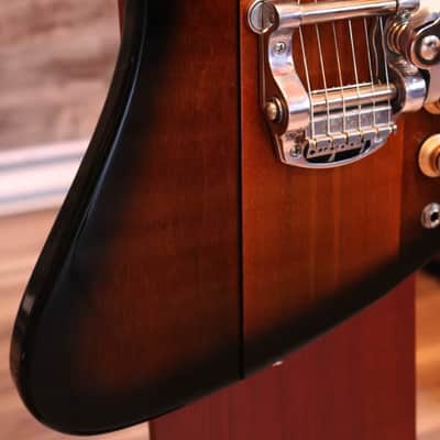 1999 Gibson Firebird V  Vintage Sunburst / Bigsby on Vibrate  / String spoiler / Banjo tuners image 11