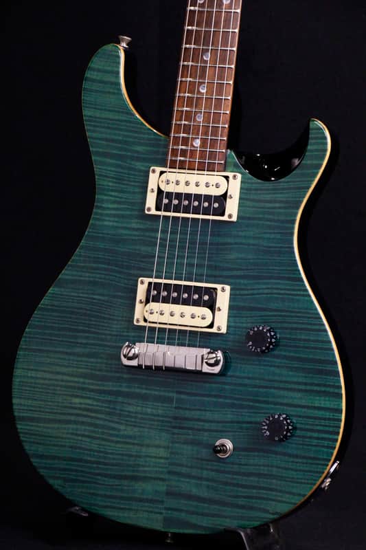 【美品】PRS SE Custom 22 ムーンインレイ Paul Reed Smith (PRS) SE CUSTOM 22 Flat Top Moon Inlay Emerald