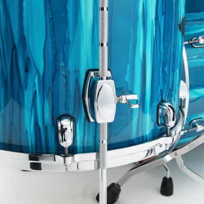 Tama MBSF14A-SKA Starclassic Performer Floor Tom 14 - Sky Blue Aurora image 3