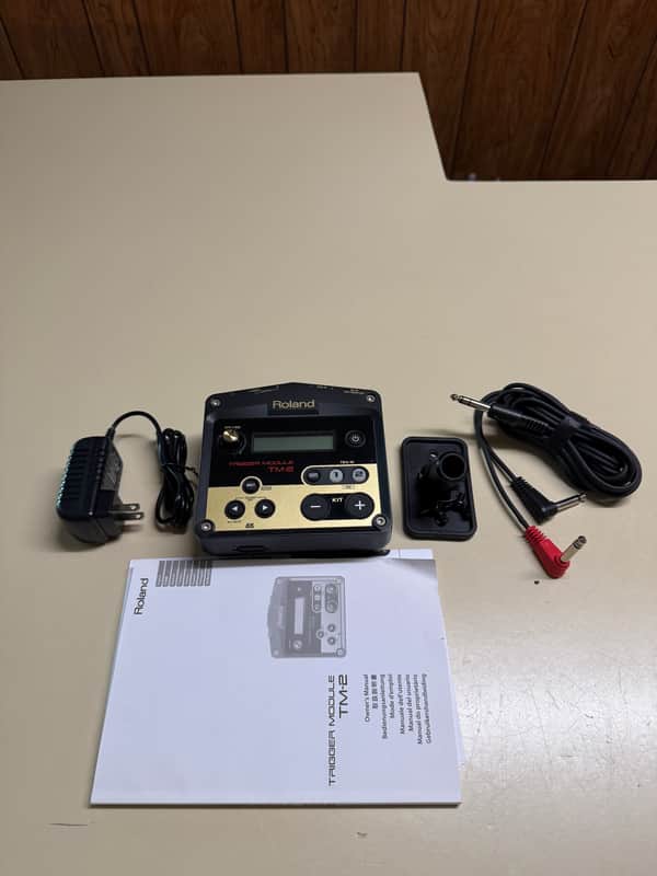 Roland TM-2 Trigger Module 2021 - Black and Gold image 1