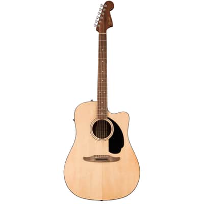 Fender California Standard Redondo CE Acoustic Guitar in Natural image 3