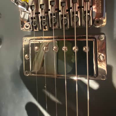 Warmoth Z  Body and Mahogany/Ebony Neck 2020 Satin Black Gotoh GE1996T Tremolo and Dimarzio Pickups image 14