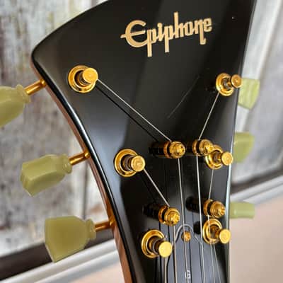 2000 Epiphone Moderne Limited Edition Korina Finish w/ Original Box – Made in Korea image 5