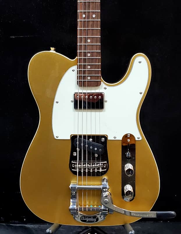 Squier Classic Vibe '60s Telecaster Custom SH Bigsby - Aztec Gold w/FREE Pro Set Up image 1