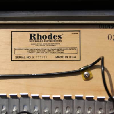 Rhodes Mark I Stage 88-Key Electric Piano 1978 - Black Rounded Top image 6
