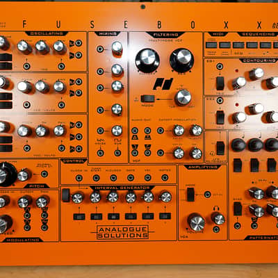 Analogue Solutions FuseBox X Polyphonic Synthesizer 2022 - Present - Orange image 3