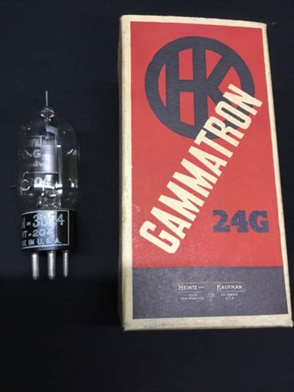 HEINTZ and KAUFMAN Gammatron 24G JAN 3C24 VT-204 New in Box VACUUM TUBE V.8377 image 1