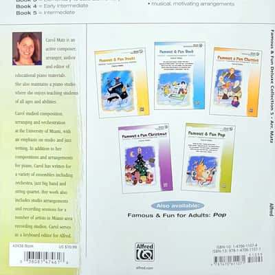 Alfred Famous & Fun Deluxe Collection -Book 5 - 21 Pieces from Famous & Fun: Pop, Classics, Favorites, Rock, Duets image 3