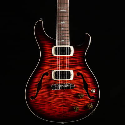 PRS SE Hollowbody I Piezo Orange Tiger Smokeburst (492) image 3