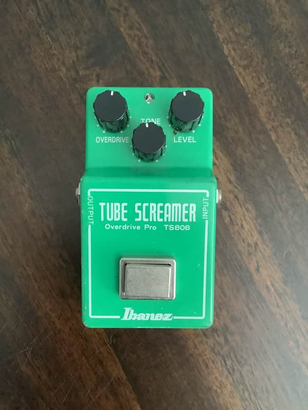 Ibanez Tube Screamer Overdrive Pro TS808 Early 90’s - Green metal image 1