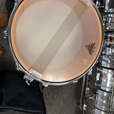 YAMAHA MIJ Maple Custom Absolute - Vintage natural snare drum 5.5 by 14 JAPAN image 11