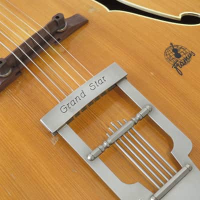 60's Framus Grand Star Archtop Acoustic Guitar - Please Read Description Fully image 13
