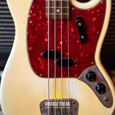 Fender Mustang Bass 1967 - Olympic White image 2