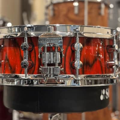 Sonor Prolite 14X5 Fire Red Snare Drum image 3