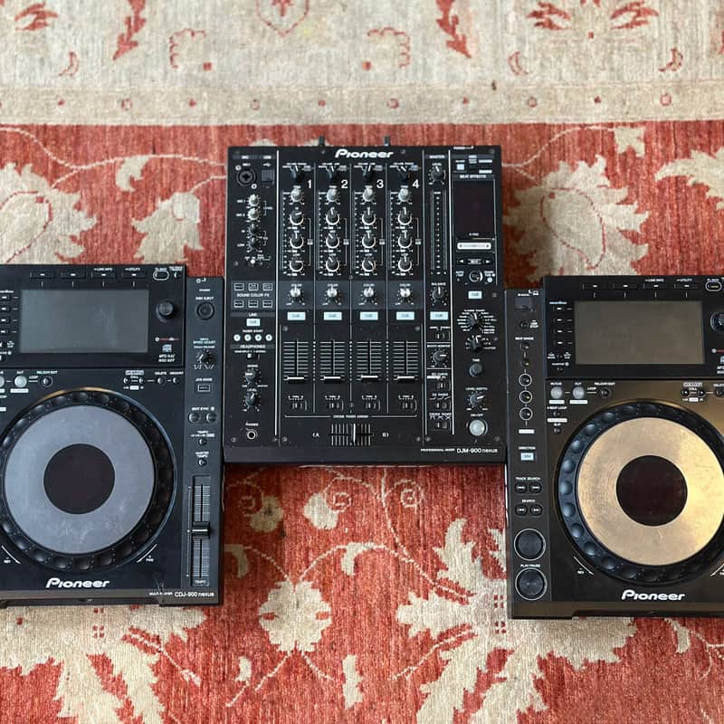 2015 Pioneer DJM-900NXS Nexus with CDJ-900NXS Bundle Black