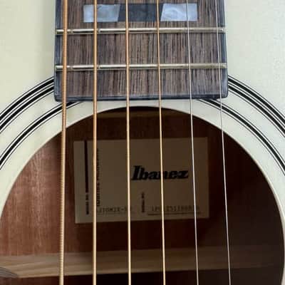 Ibanez #AJ70M2EPW 6 String RH Artwood Series Acoustic Electric Guitar - Pearl White High Gloss image 5