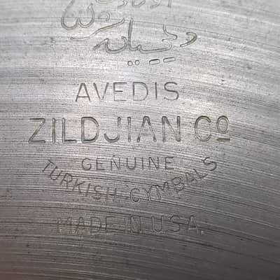 Zildjian 15" A. Zildjian Small Stamp Hi-Hat Cymbals (Pair) 1957 - 1960 - Traditional image 6