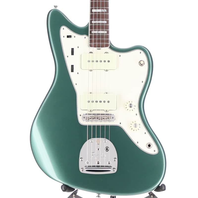 Fender Certified Pre-Owned American Vintage II 1966 Jazzmaster, Rosewood Fingerboard, Sherwood Green Metallic (L3) (58821) - Excellent