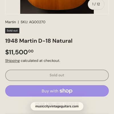 Martin D-18 1948 - Video Added image 6