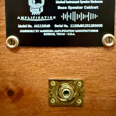 Amberisa Amplification Handwired Bass Speaker Cabinet - Model: AA112SMB 2025 - Gunstock image 5