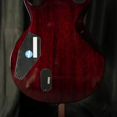 ESP LTD EC-1000 QM with Ebony Fretboard 2025 See Thru Black Cherry image 8
