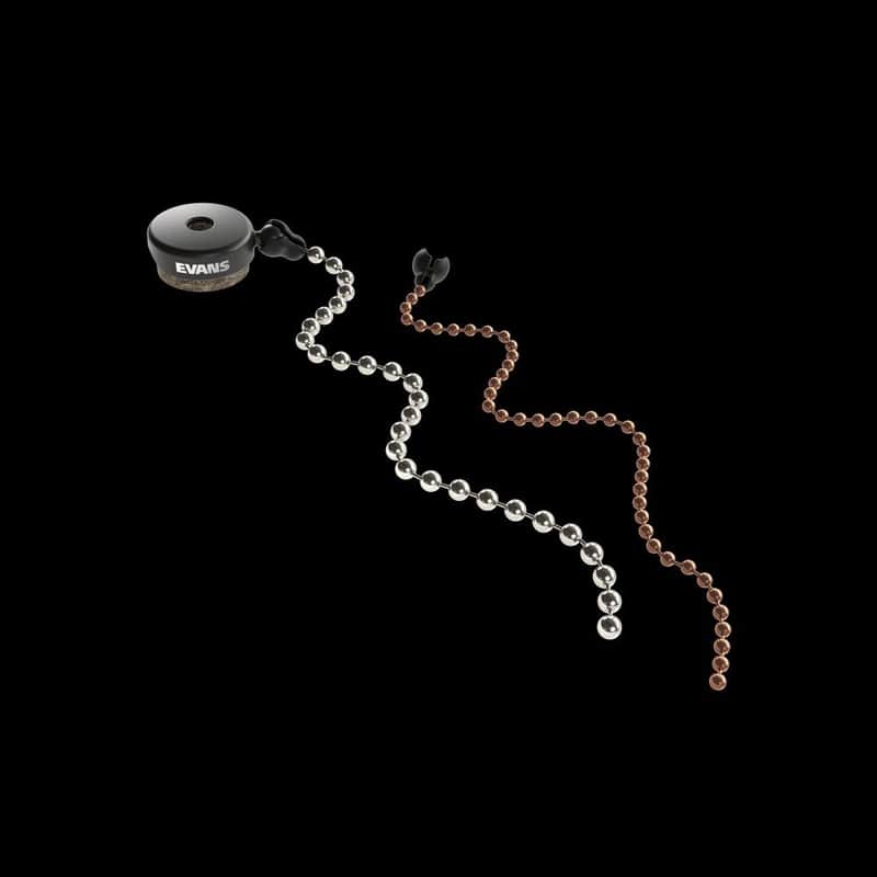 Evans Cymbal Sizzler, 2 Chain Pack image 1