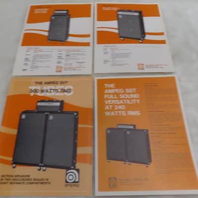 AMPEG 1969 FULL LINE COLOR CATALOGUE BROCHURE SVT BABY BASS SCROLL DAN ARMSTRONG EMMONS GRAMMER COMPLETE AMPEG COLLECTOR RARE CATALOG SALE!!$ image 9