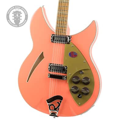New Rickenbacker TRG Limited Edition 360/12 12-String Coralglo w/Checkerboard Top and Back Binding #2539758 image 1