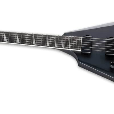ESP LTD Arrow-1000NT - Charcoal Metallic Satin LH (LARROW1000NTCHMSLH) image 3