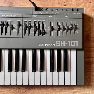 Roland SH-101 32-Key Monophonic Synthesizer 1982 - 1986 - Gray image 3