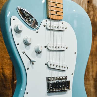 Dewey Decibel FlipOut Guitar Blue | Reverb