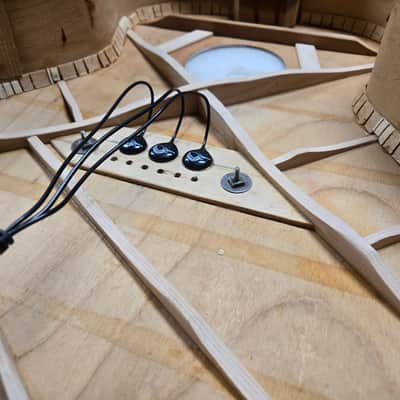 Harmony Barclay 1143 1970 - X-Brace, Neck Rest, Journey Piezo Pickup image 22